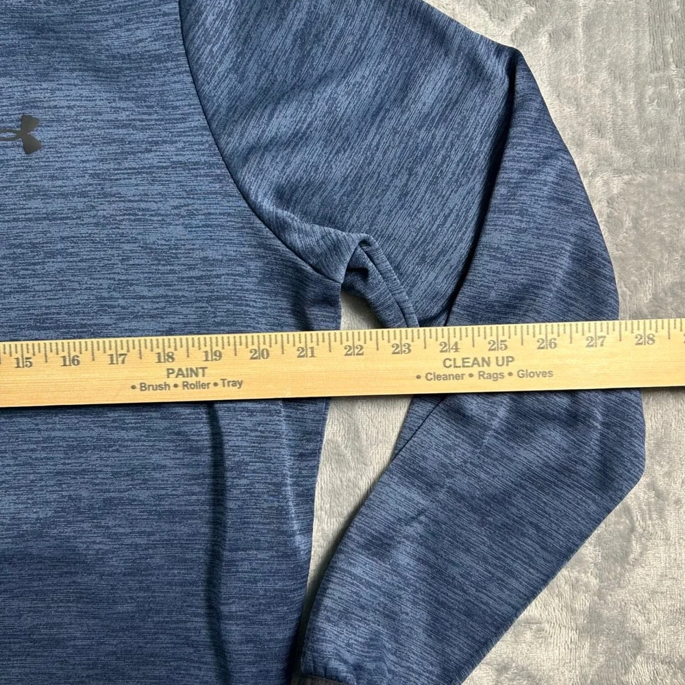 Under Armour‎ Men's Loose Fit 1/4 Zip Pullover Sweatshirt Blue Medium